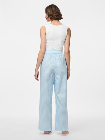 PIECES Loosefit Broek 'PCLiliane' in Blauw