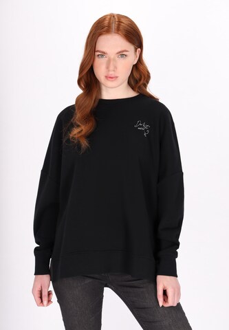 DreiMaster Vintage Collegepaita värissä musta: etupuoli