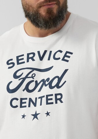 T-Shirt s.Oliver Men Big Sizes en blanc