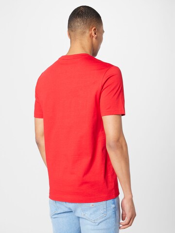BOSS Majica 'Tiburt' | rdeča barva