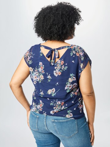 T-shirt 'Rose' ABOUT YOU Curvy en bleu