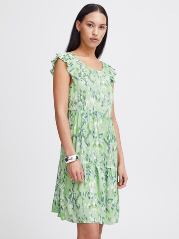 ICHI Summer Dress 'MARRAKECH' in Green: front