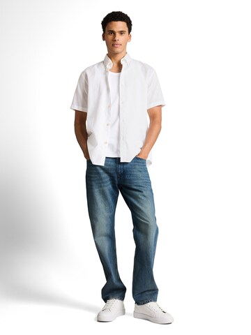 Regular fit Cămașă de la TOM TAILOR DENIM pe alb