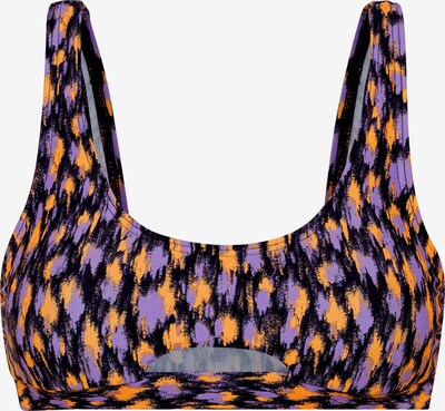 Top per bikini 'Lavista' LSCN by LASCANA di colore lilla / arancione / nero, Visualizzazione prodotti