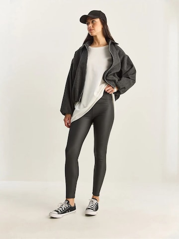 Bianco Lucci Skinny Leggings in Schwarz