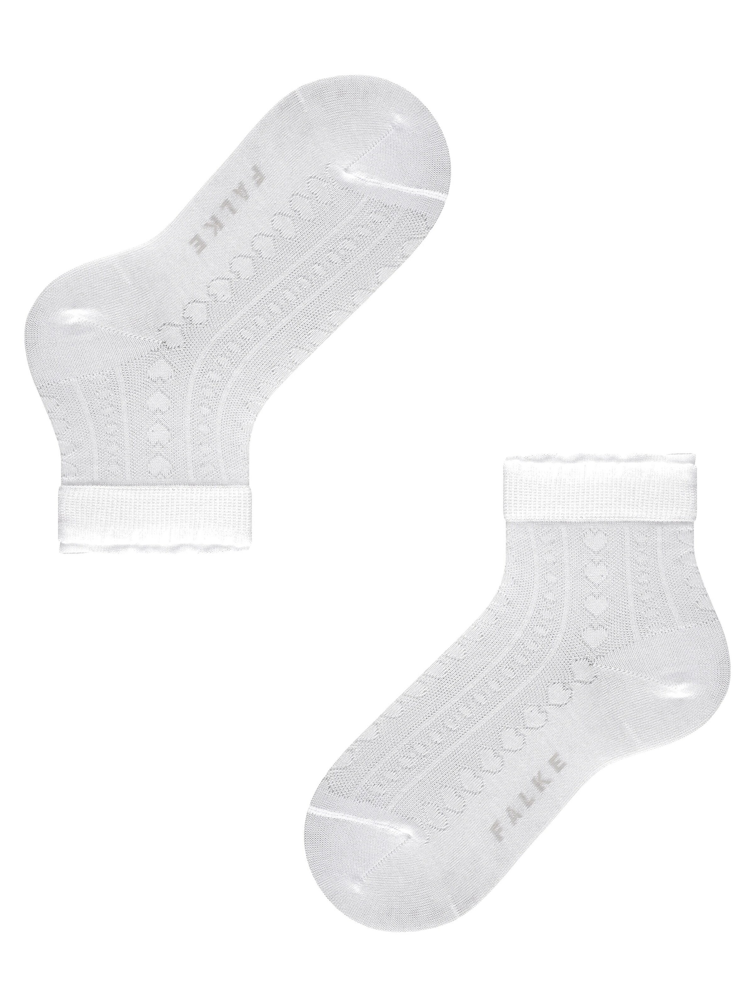 FALKE Socks 'Romantic Net' in White