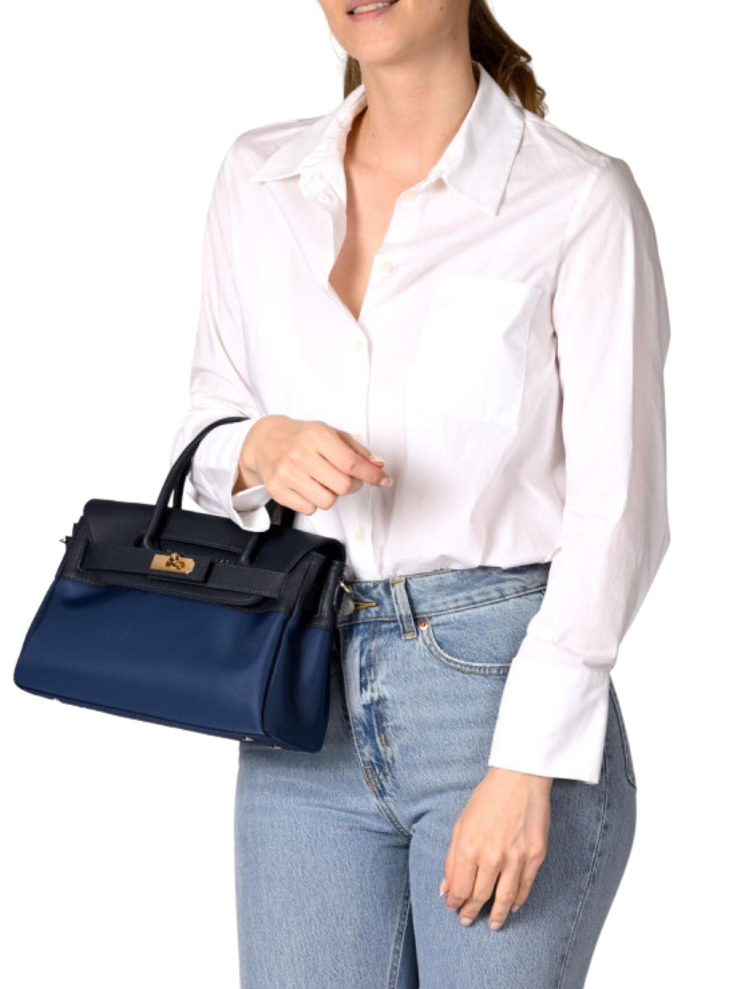 MAC DOUGLAS Handtas 'Mac Douglas Sacs À Main MIX Pyla2 Pany Bleu' in Blauw