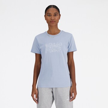 new balance Shirt in Blue: front