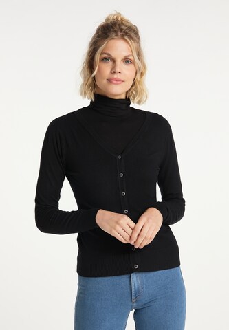 usha BLUE LABEL Strickjacke in Schwarz: predná strana