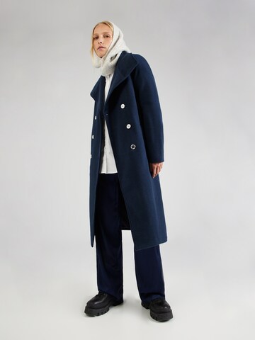 ABOUT YOU Between-Seasons Coat 'Amanda' in Blue