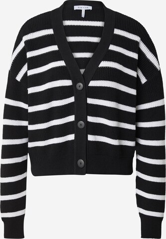 NU-IN Knit cardigan in Black: front