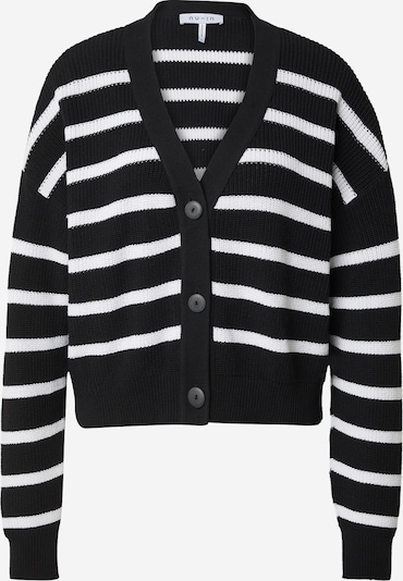 NU-IN Cardigan en noir / blanc, Vue avec produit