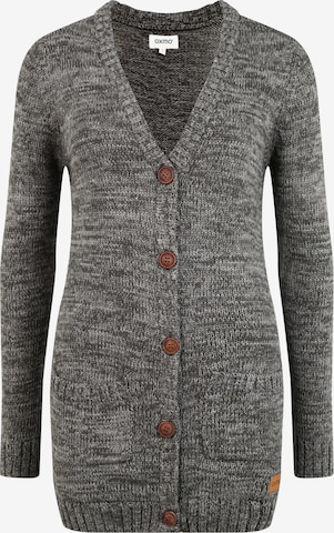 Oxmo Knit Cardigan 'Philemona' in Grey: front