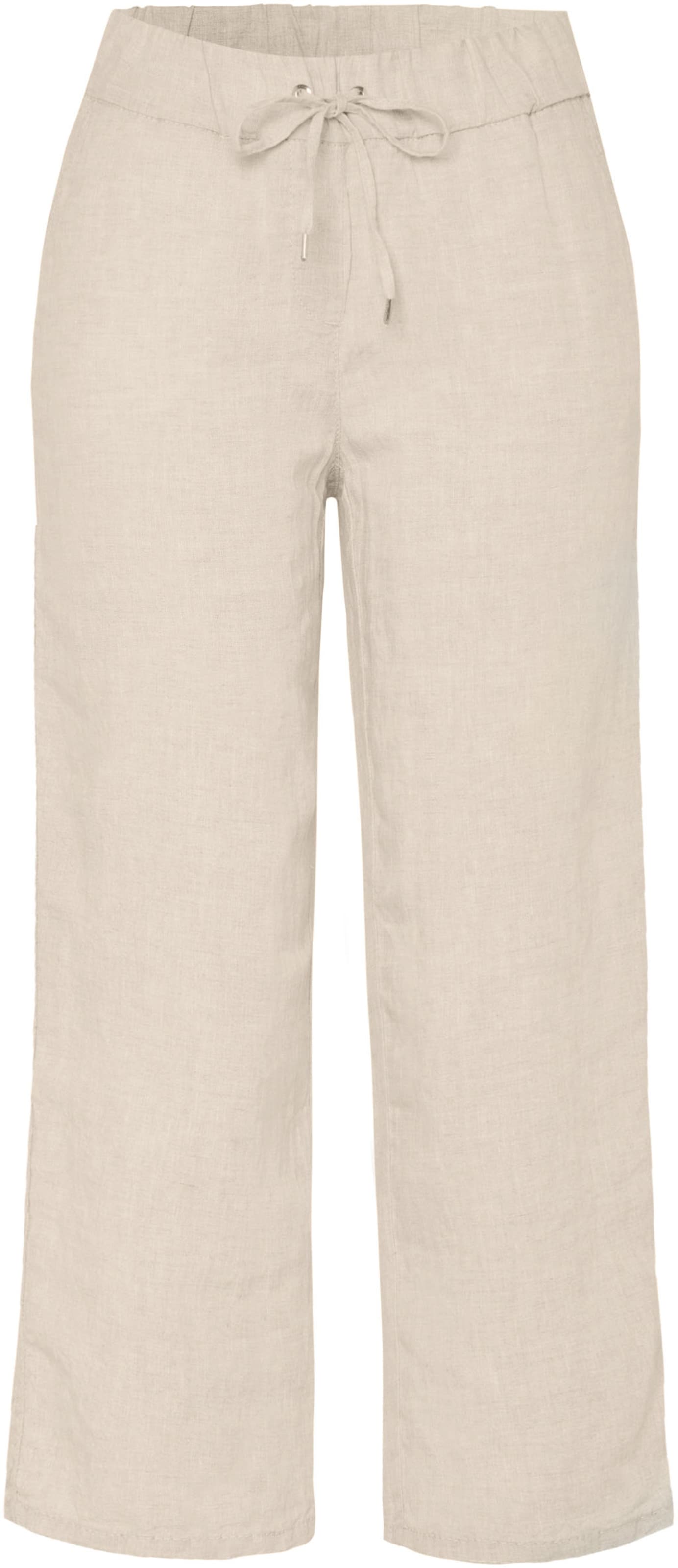 TONI Wide Leg Hose in Beige: Vorderseite