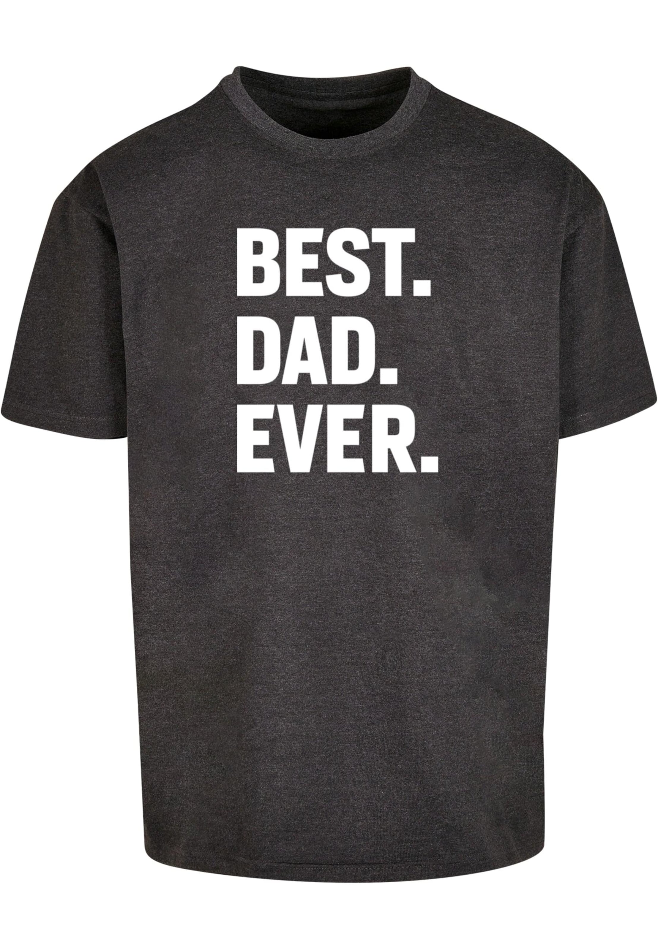 T-Shirt 'Fathers Day - Best Dad Ever' Merchcode en noir : devant