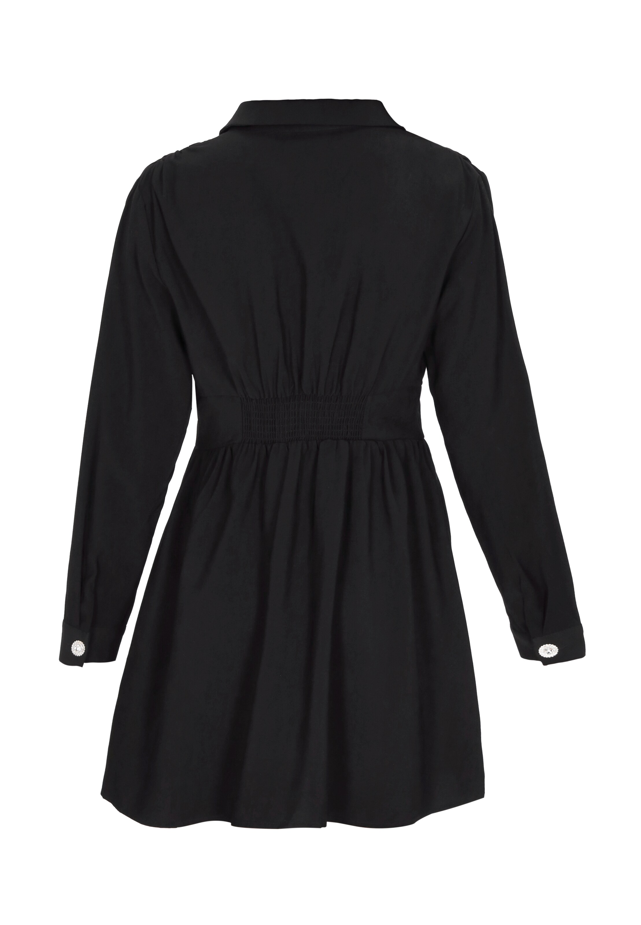 NAEMI - Vestidos camiseiros em preto