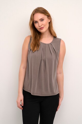 CULTURE Blouse 'Kajsa' in Beige: voorkant