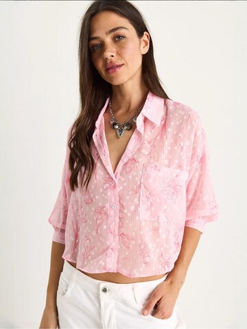 Bianco Lucci - Blusa em rosa