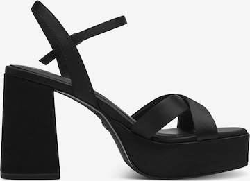 TAMARIS Strap sandal in Black