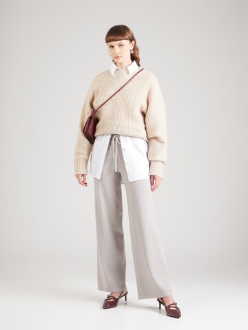 Max Mara Leisure Широкий Штаны 'JUDY' в Бежевый