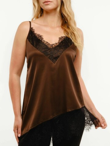 Liberte Essentiel Overdel ' LOLA ASYMTERIC ' i brun