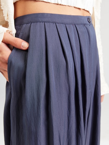 Wide Leg Pantalon 'MSCHZinet Malanie' MSCH COPENHAGEN en bleu