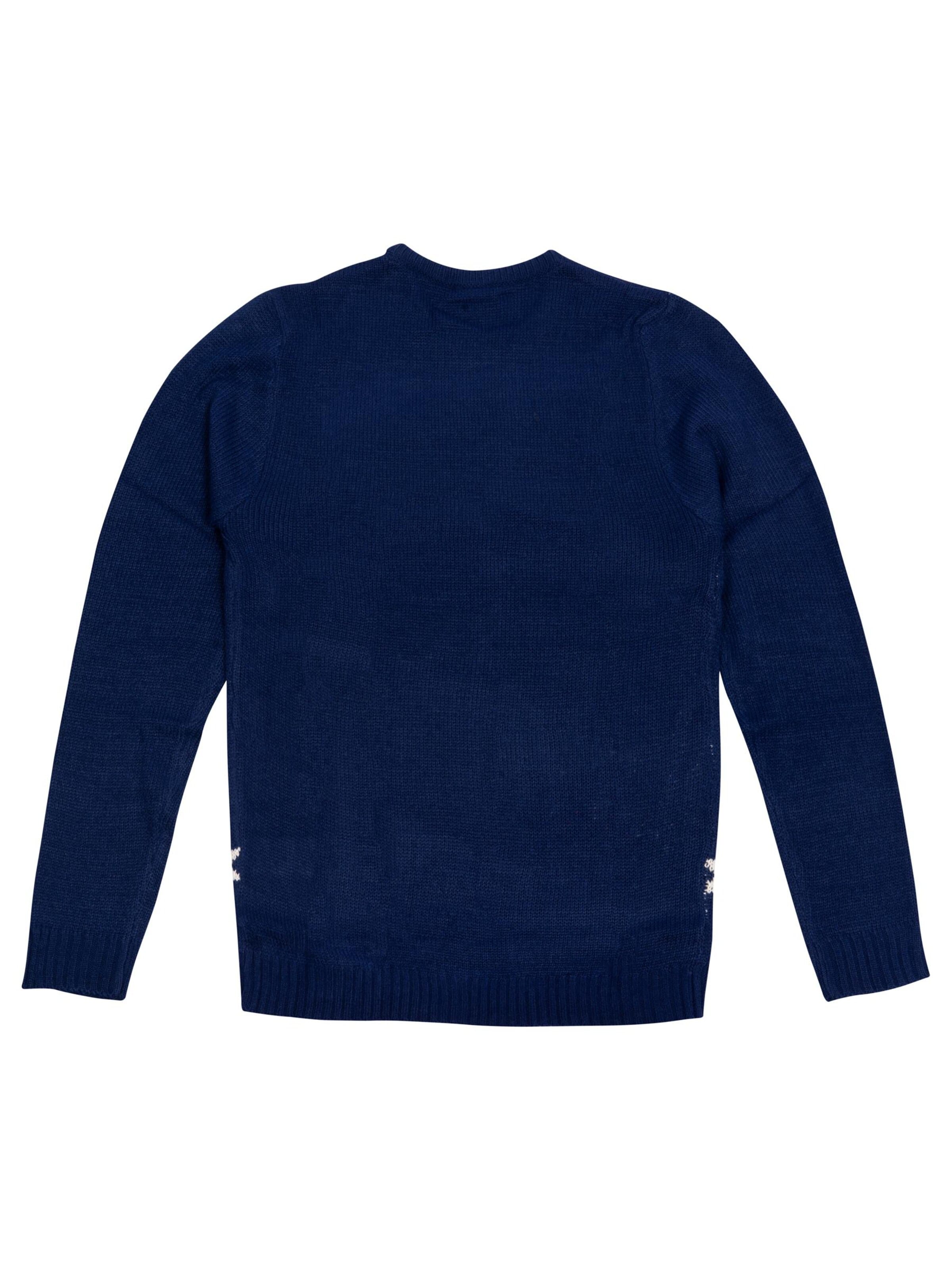Snoopy & Die Peanuts Sweater 'Weihnachtspullover' in Blue