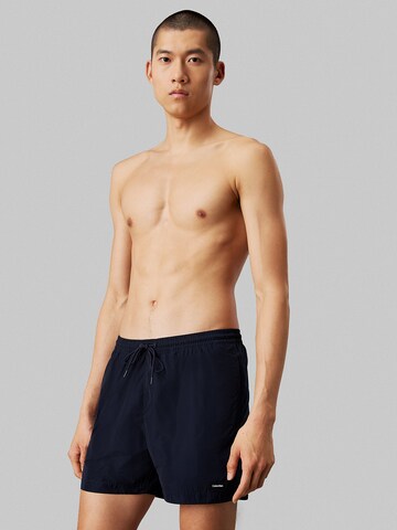 Calvin Klein Swimwear Zwemshorts 'Essentials' in Blauw: voorkant