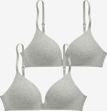 Triangle Soutien-gorge 'Essentials' Polo Ralph Lauren en gris : devant