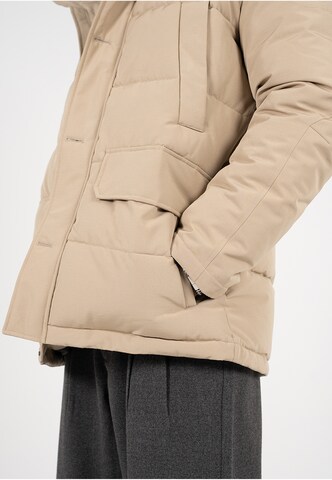 Giacca invernale 'The Swiss Yuppie' di Prohibited in beige