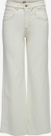 JDY Wide leg Jeans 'Ariel' i vit: framsida