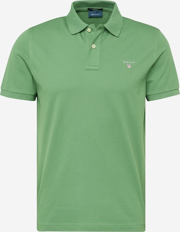 GANT - Camisa 'Rugger' em verde: frente