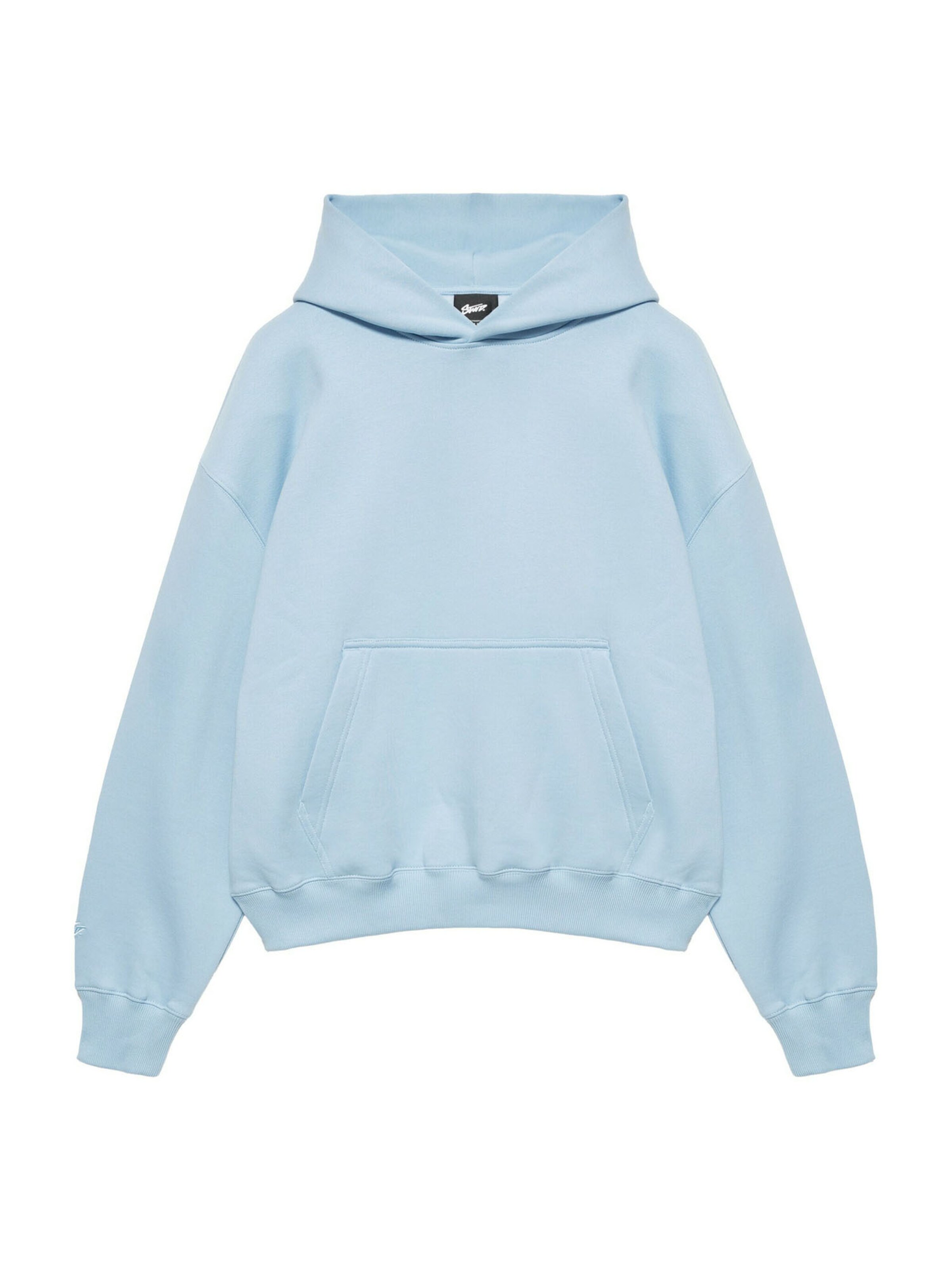 Bluză de molton 'STWD' de la Pull&Bear pe albastru: față