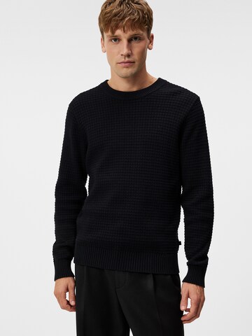 J.Lindeberg Pullover 'Archer' in Schwarz: Vorderseite