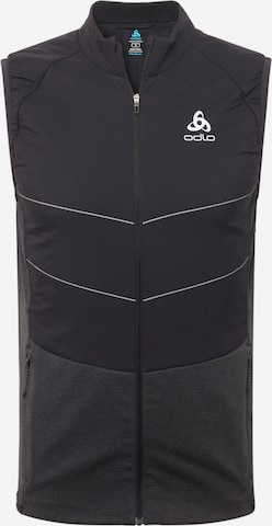 Gilet sportivo di ODLO in nero: frontale