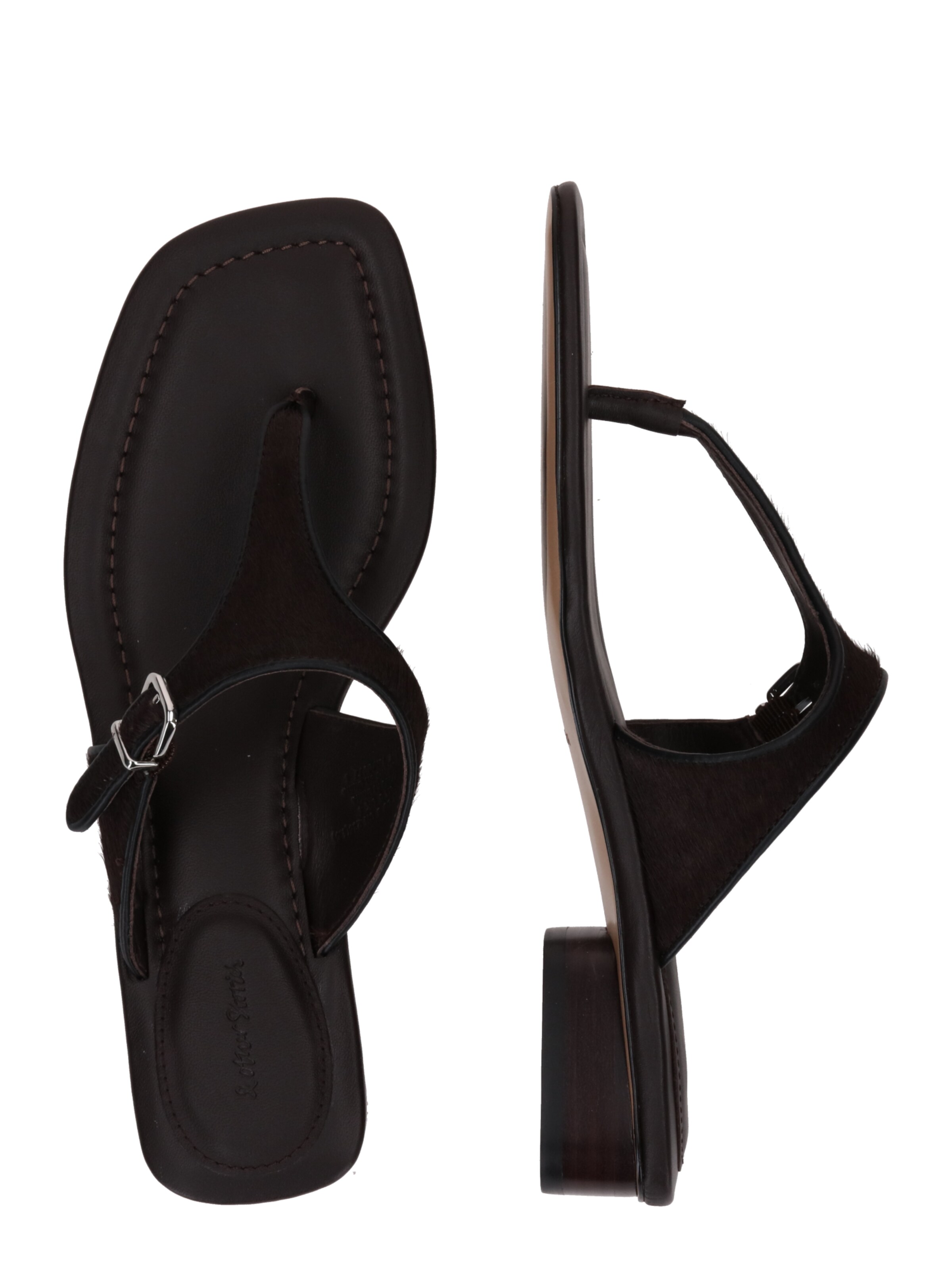 Flip-flops de la & Other Stories pe maro