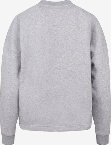 Merchcode Sweatshirt  'Crazy Football Girl' in Grau