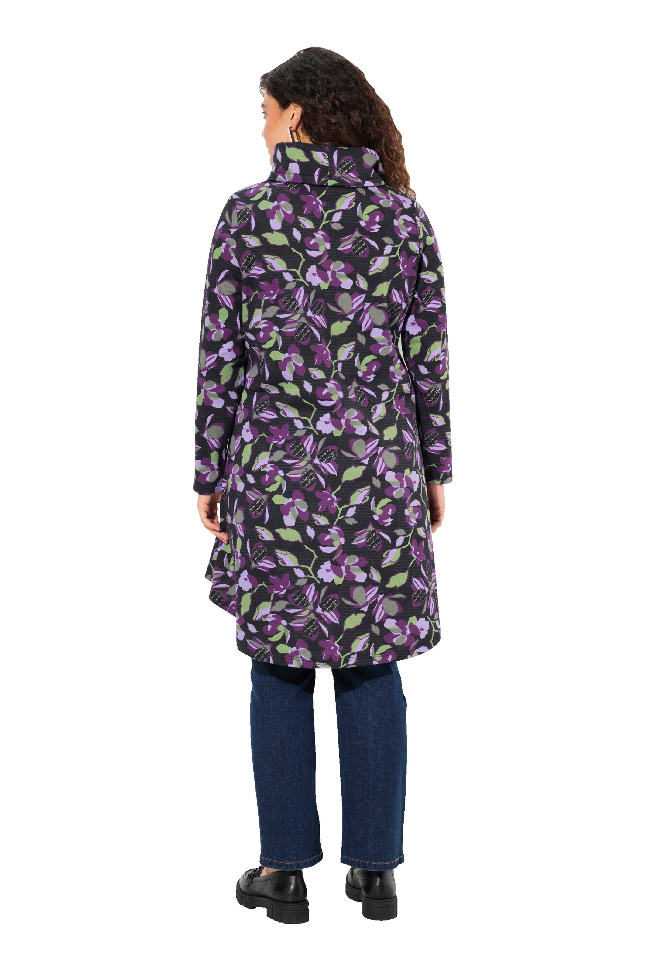 Sweat-shirt Ulla Popken en noir