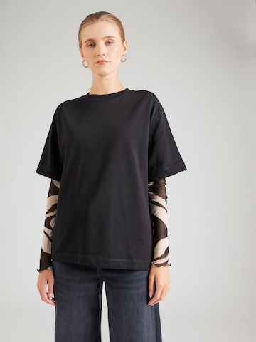 TOPSHOP - Camisa 'PREMIUM' em preto: frente