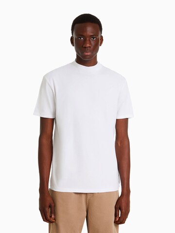 Bershka T-Shirt in Weiß: predná strana