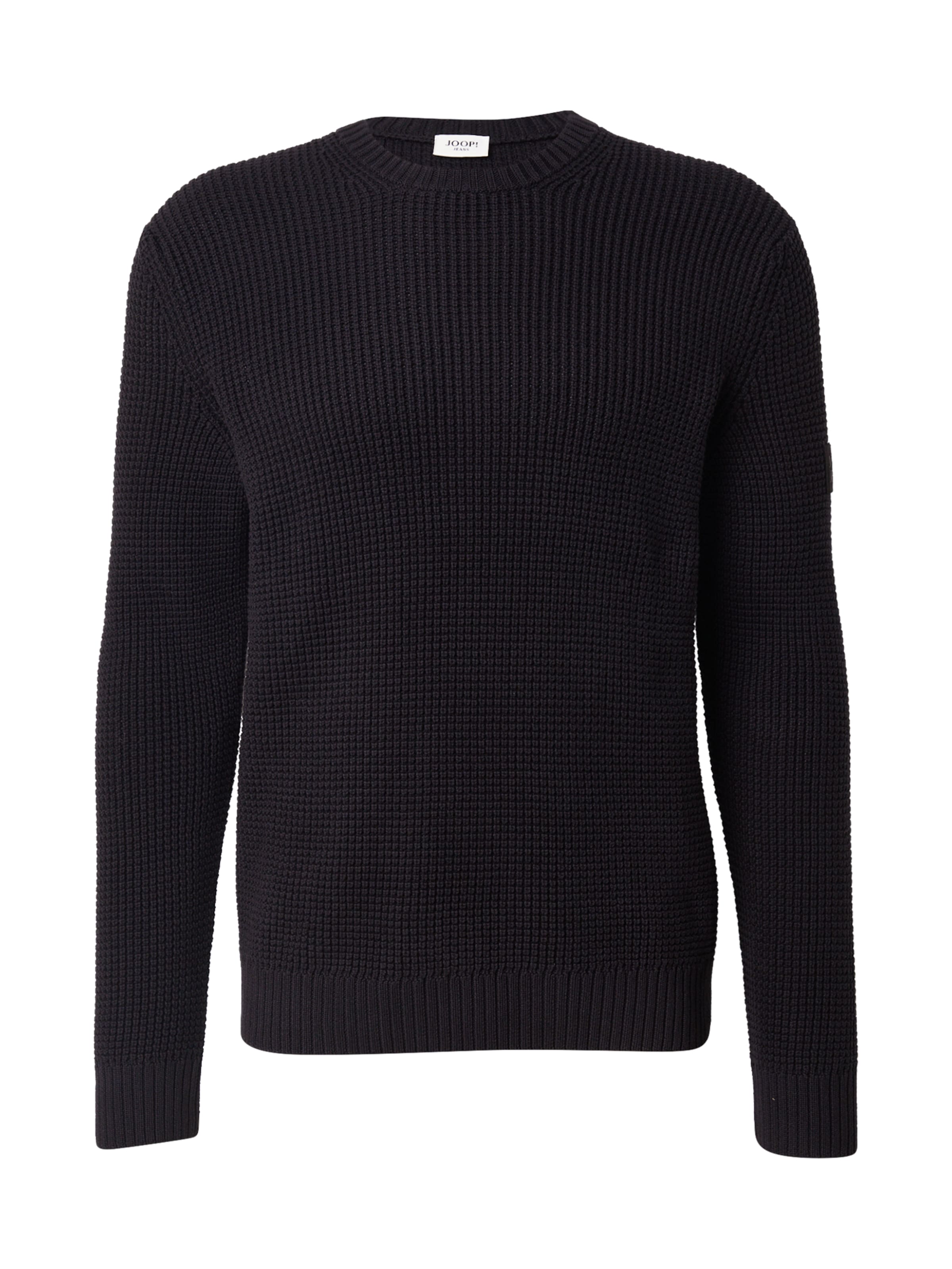 JOOP! Jeans Sweter 'Harono' w kolorze czarny: przód