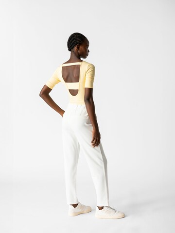 Loosefit Pantalon 'Amyy' Les Lunes en blanc