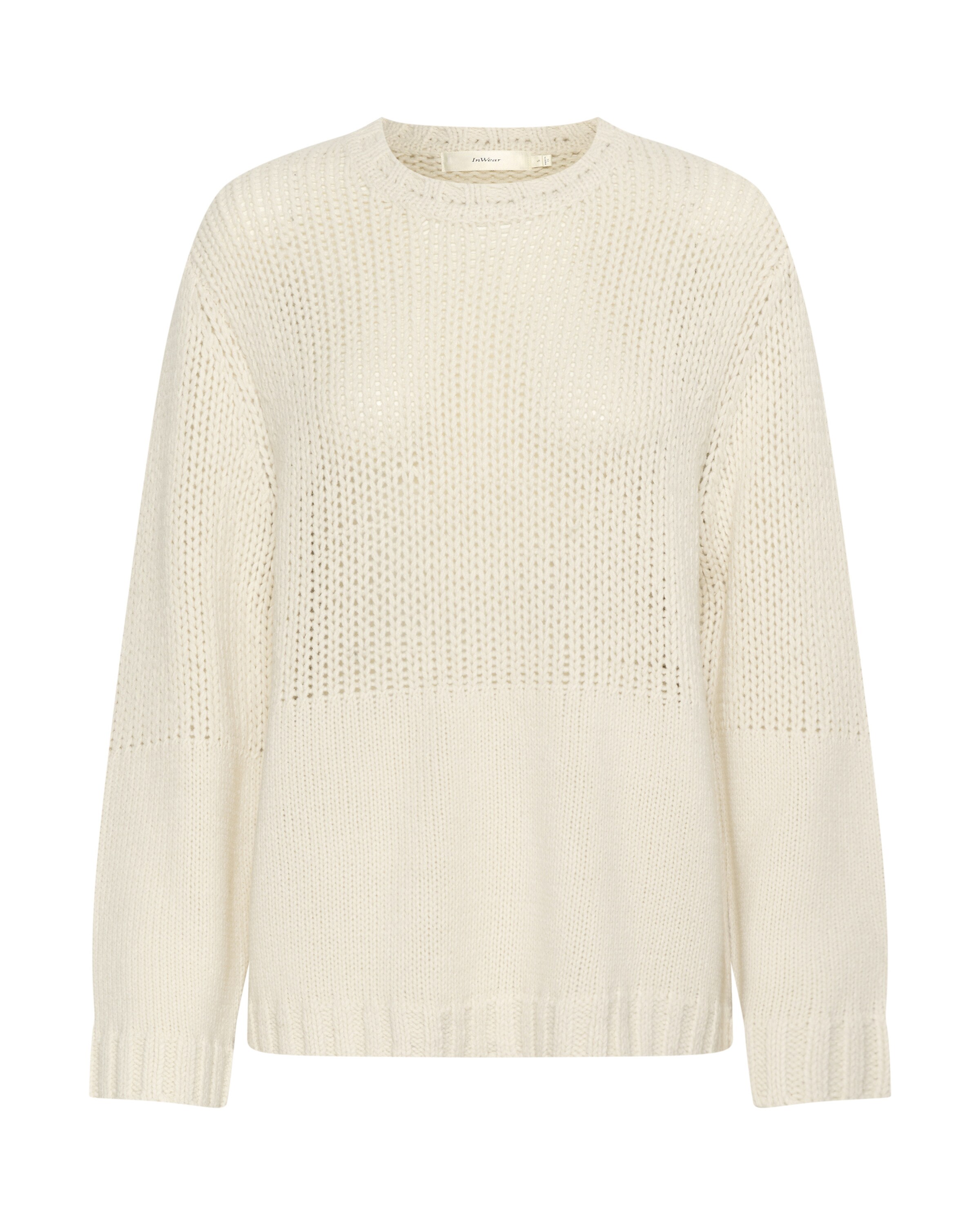 InWear Pullover i overstørrelse 'Mefay' i hvid: forside