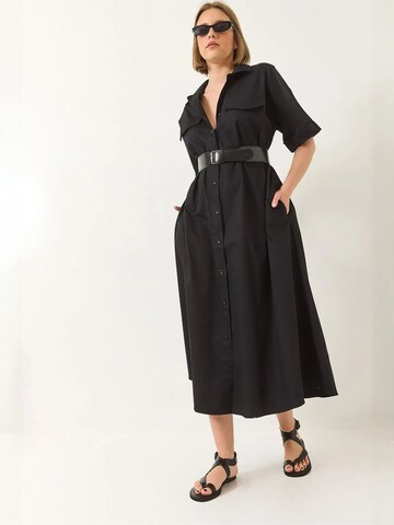 Bianco Lucci Kleid in Schwarz