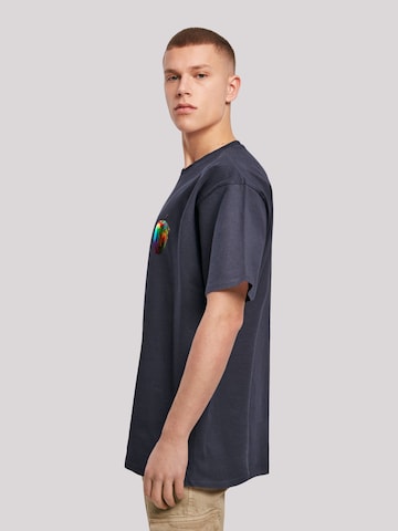 T-Shirt 'Colorfood Collection - Rainbow Apple' F4NT4STIC en bleu