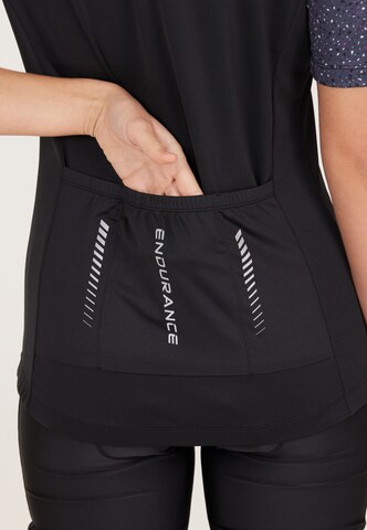 ENDURANCE Fahrrad-Trikot 'Mangrove' in Schwarz