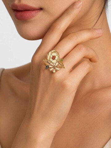 RteRme Ring 'Flourishing Flower Ring' in Goud: voorkant