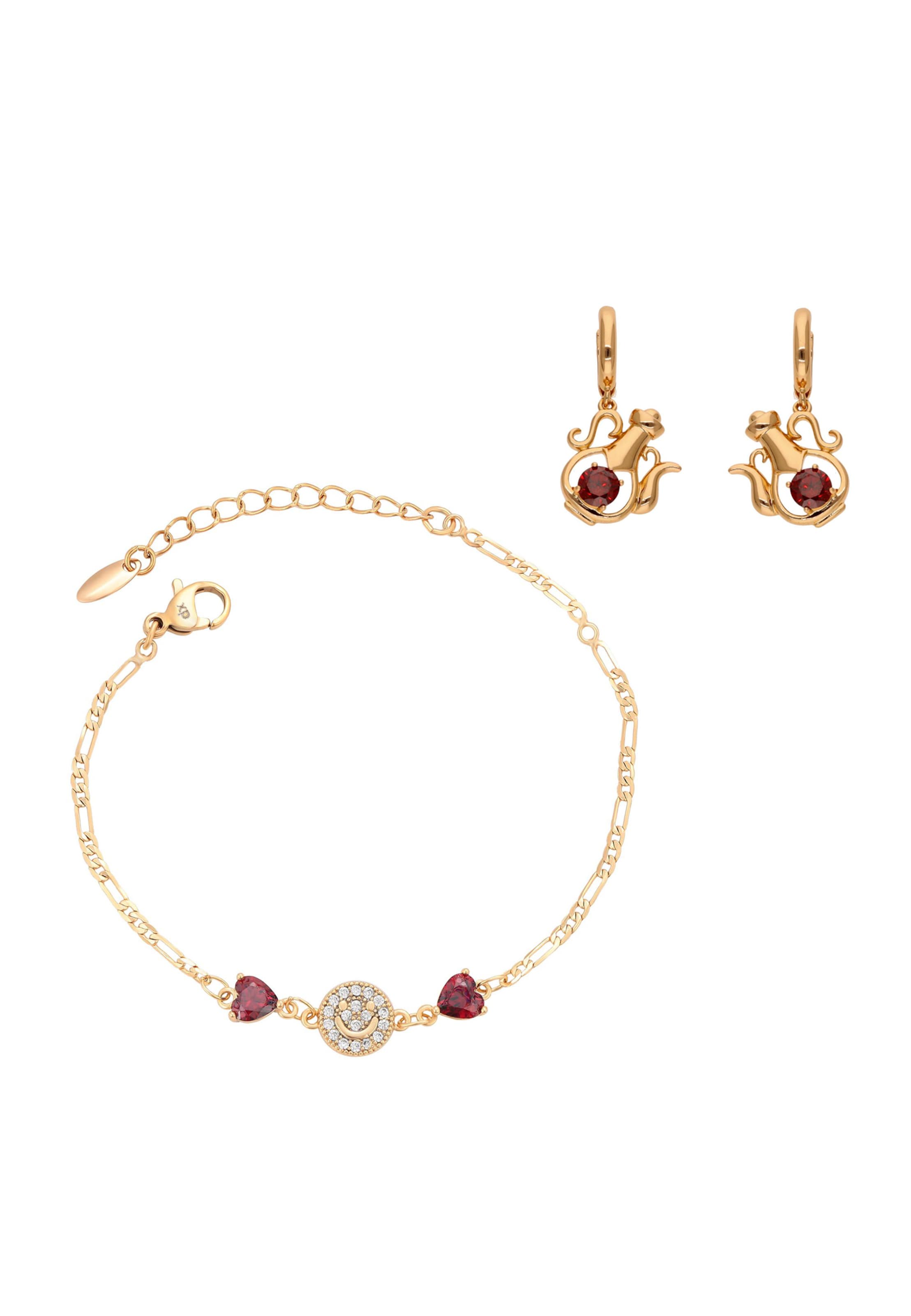 faina Schmuckset in Gold: Vorderseite