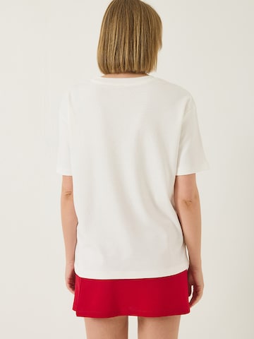 T-shirt Bianco Lucci en blanc