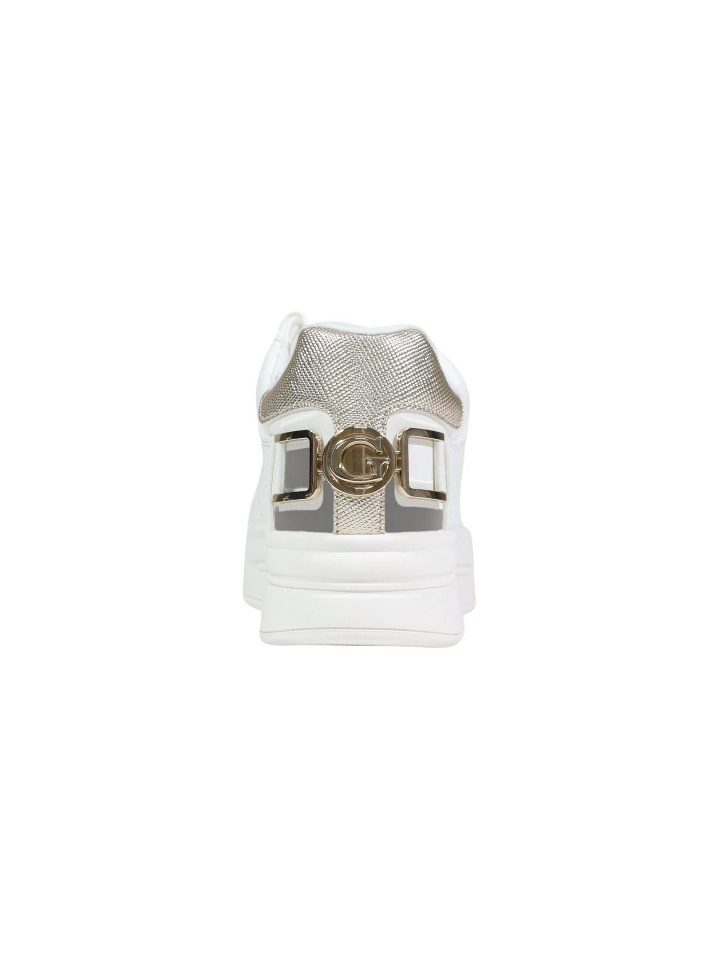 Sneaker bassa 'WESLI FLPWES ELE12' di GUESS in bianco